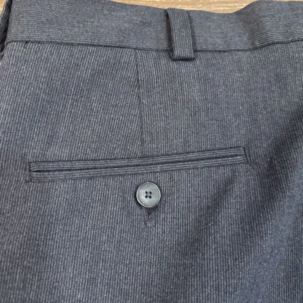Kenneth Cole Men’s Blue Dress Pants Size 36x34‎ With Tab Waistband